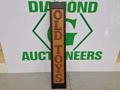 Old Toys Wooden Sign