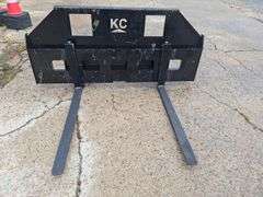 NEW Quick Attach 42'' Pallet Forks with 6ft WIDE FRAME Taxable USA made