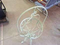 Metal Flower Hanging Basket with Stand
