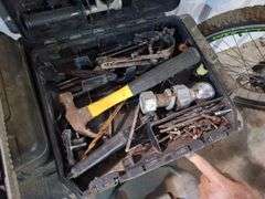 Tool Cases with various tools inside ,Tools that do not run,Bike & Spray Guns