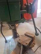 Table Top Drill Press with vise (runs) Taxable  (green)