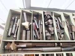 Tackle Box Full of Router Bits and accessories