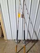(2) PENN Senator Reels with Rods