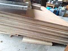 Lot of Cabinet Grade Plywood & Stack of Lumber all one money