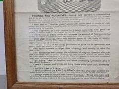 Advertisement Honest Rumsellers Sign (read the rules on sign before Bidding it's a little edgy)