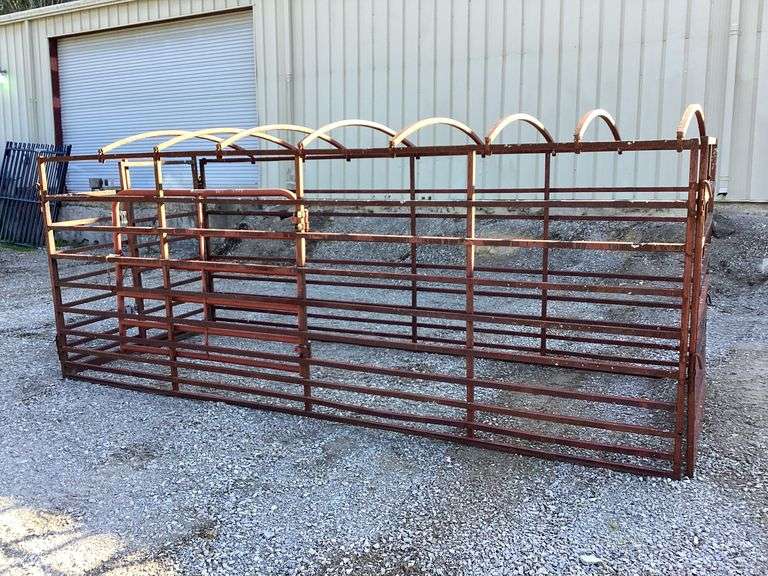 Colby Rack Diamond 16x76'' Set in Cattle Rack - Diamond G Auctioneers