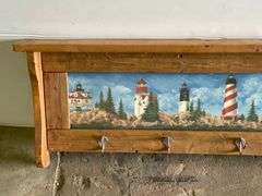Lighthouse Wall Coat Rack - Delaware Auction Center