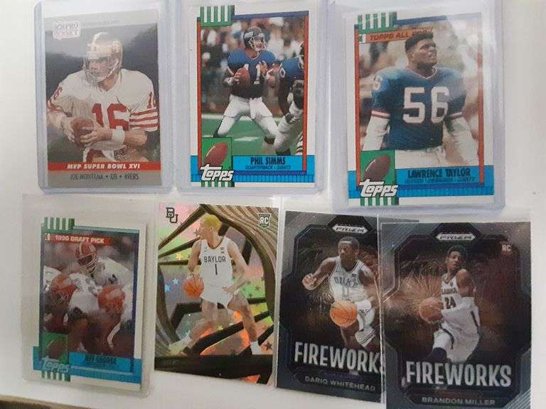 thumbnail image 2 of Huge Vintage Sport Card Lot! 50s-90s Baseball, Football, And Basketball Mix 2 of 6