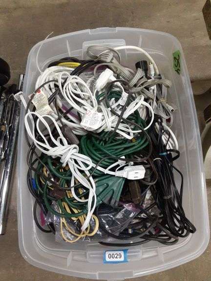 Large Assortment of Electrical Cords and other Wires