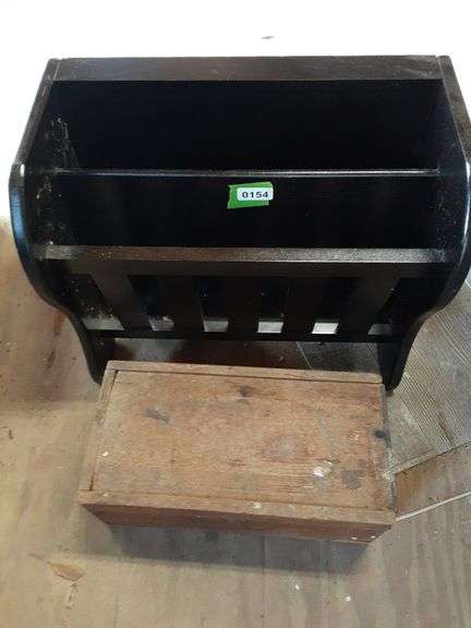 Magazine Rack w/ Shoe Shine Kit - Delaware Auction Center