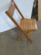 Vintage Wood Folding Chair