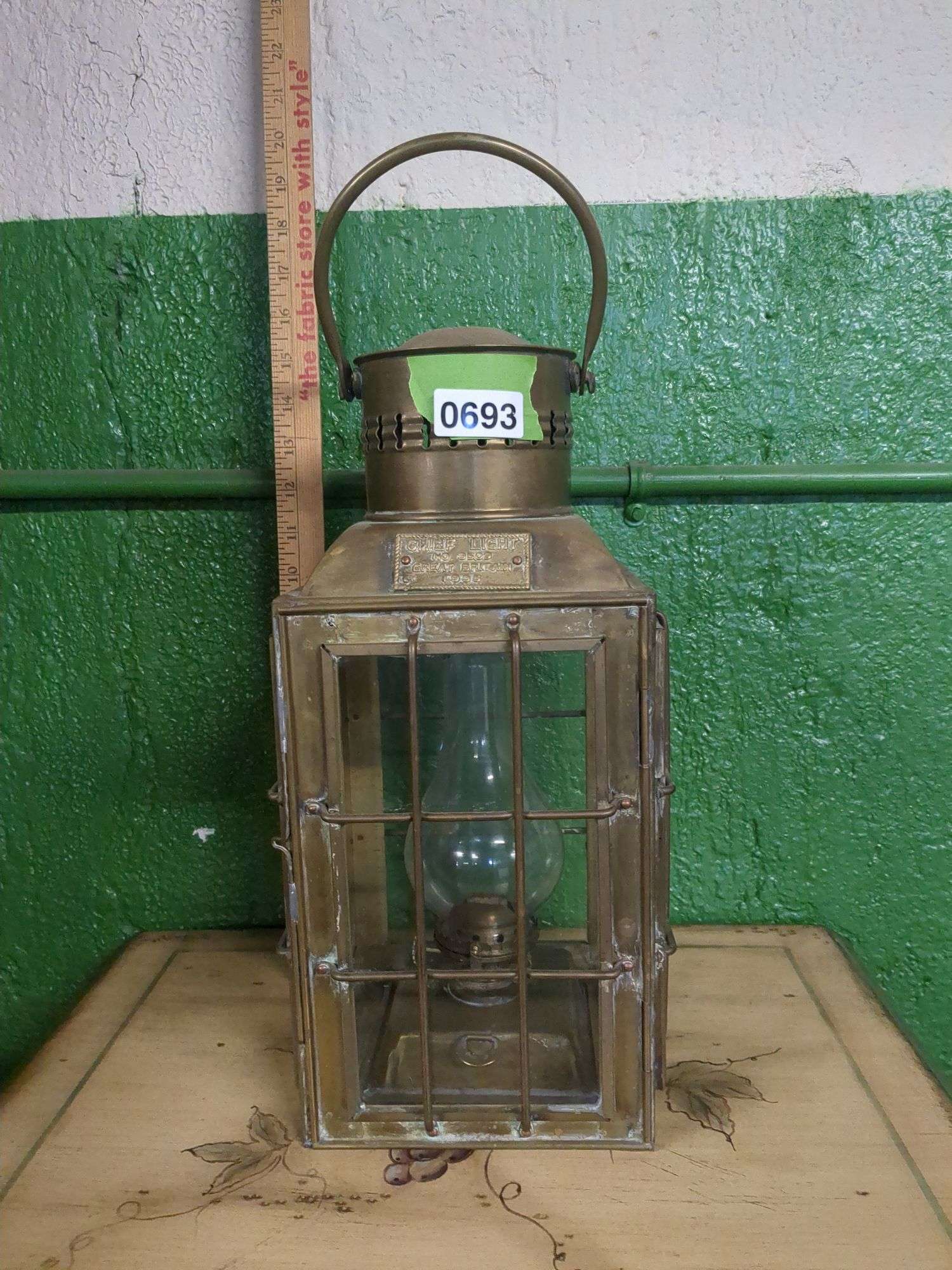Chief Light No. 3509 Great Britain 1935 Reproduction Lantern