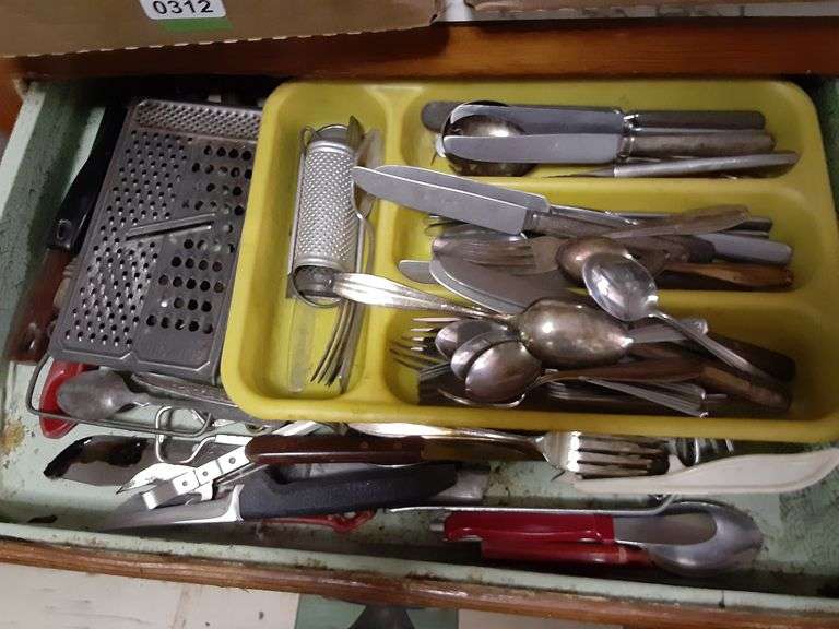 Assorted Flatware & Kitchen Utensils - Delaware Auction Center