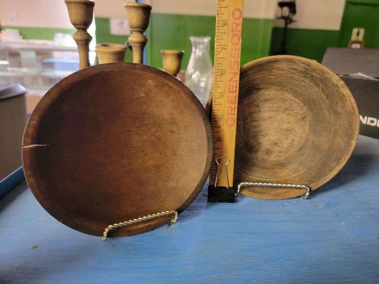 Wooden Bowls & Candle Sticks