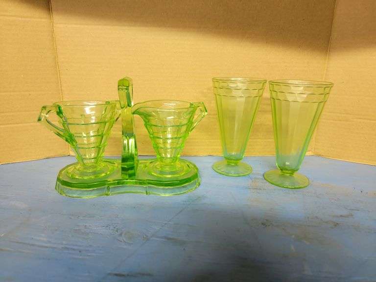 Uranium Glass Pieces