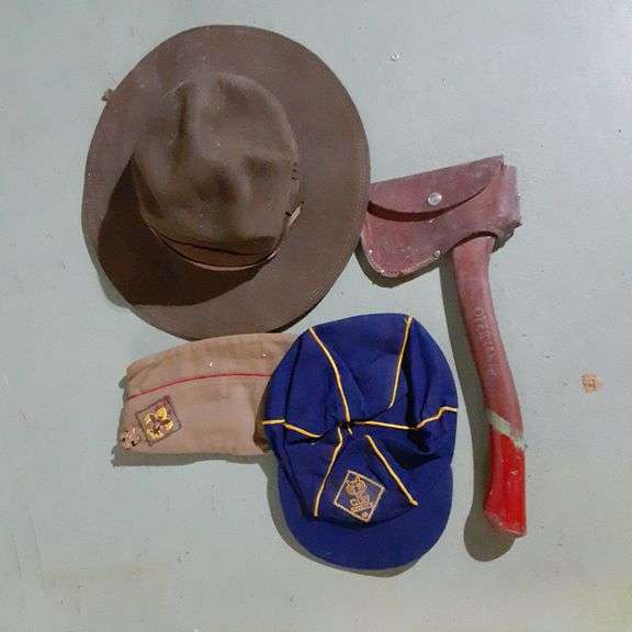 (3) Vintage Boy Scouts Hats