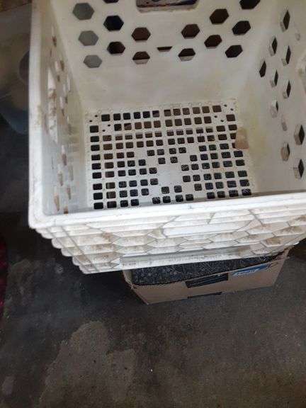 Box of Nails and Milk Crate