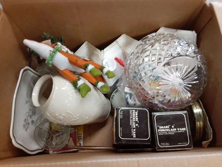 Assorted Glassware, China & Decorative Items