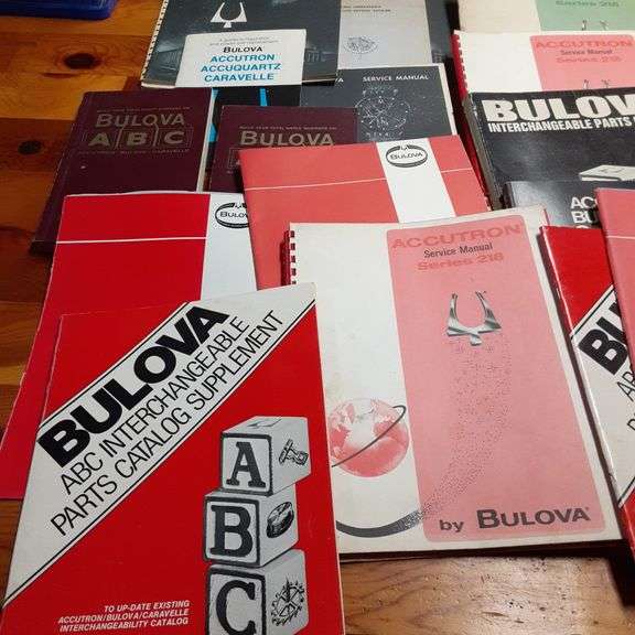 Assorted Bulova Watch Repair Books & Pamphlets