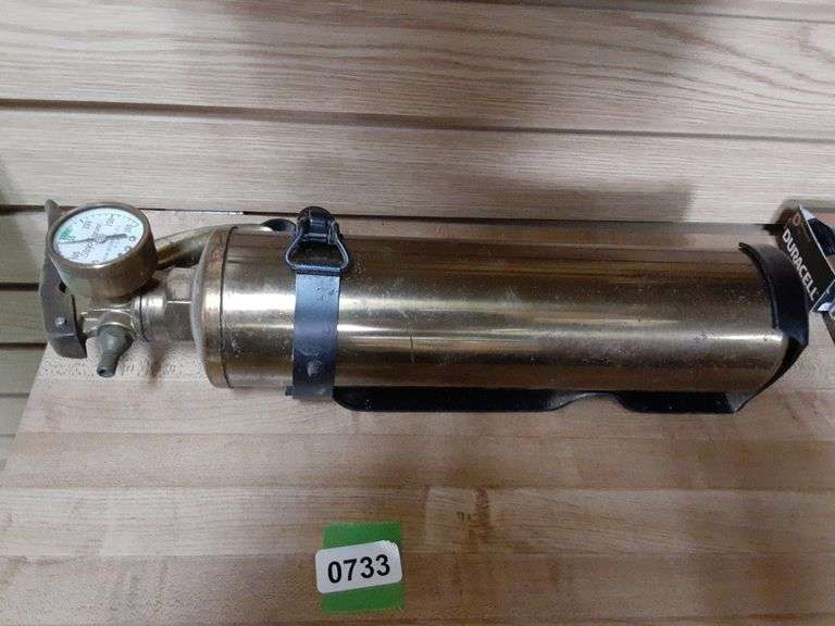 Vintage Brass Fire Extinguisher