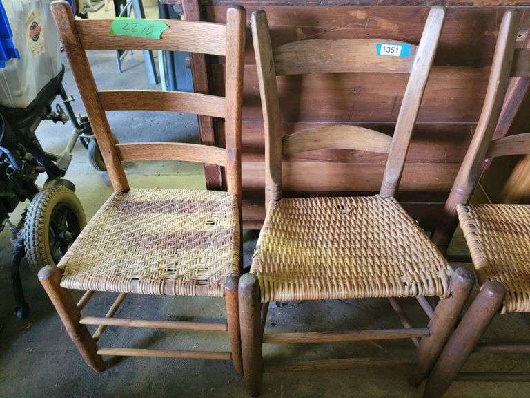 (4) Assorted Wooden Chairs