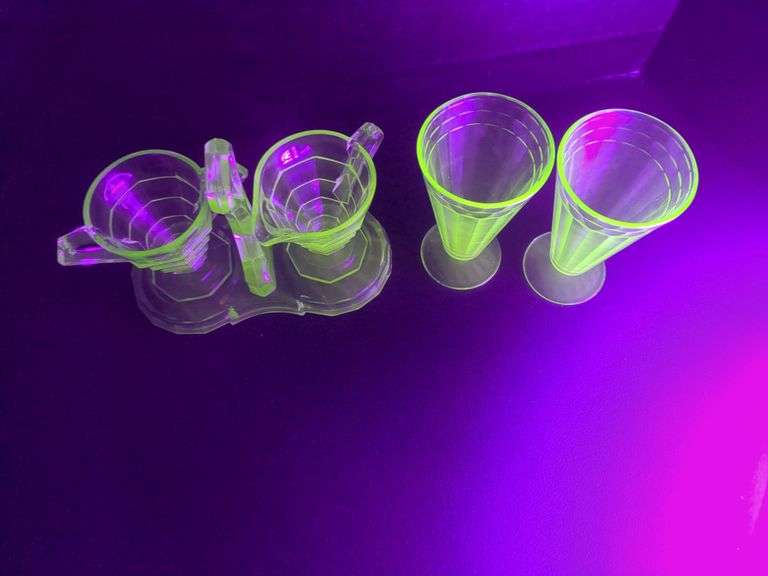 Uranium Glass Pieces
