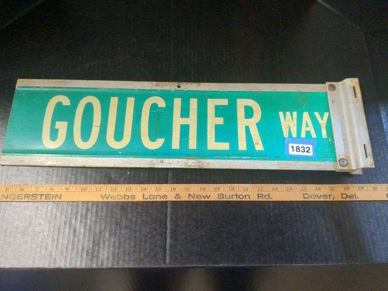 Goucher Way Street Sign