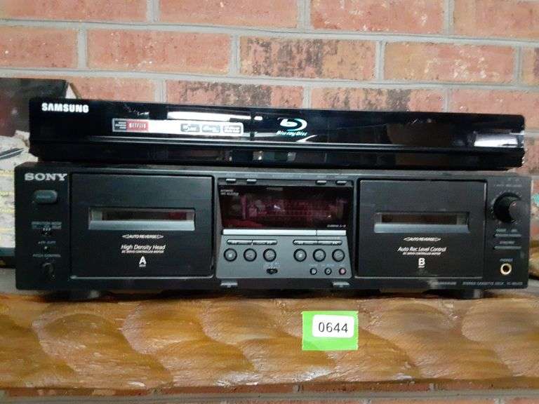 Samsung Blu-Ray Player & Sony Dual Cassette Deck