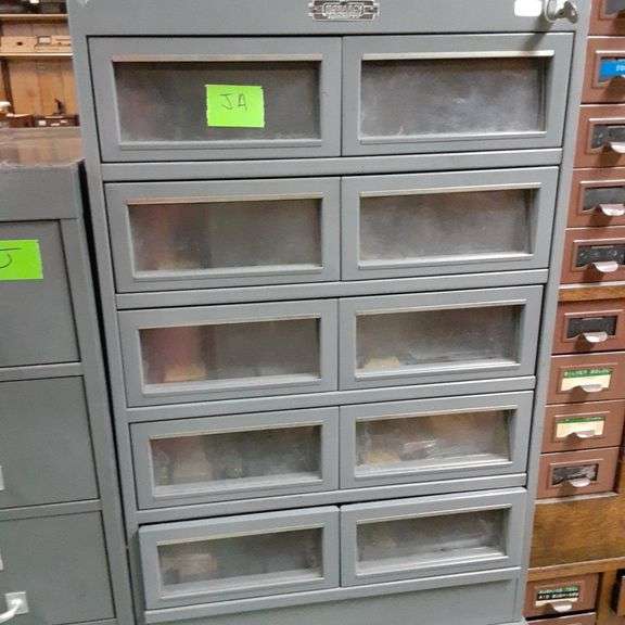 Vintage Monarch 5 Drawer Utility Cabinet