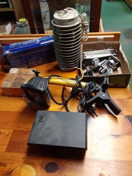 Assorted Lights, Bug Zapper & Desk Lamp