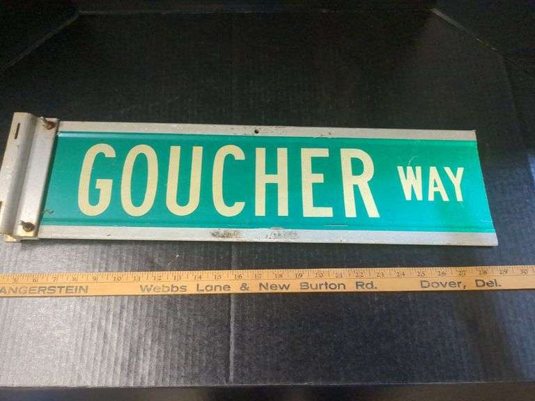 Goucher Way Street Sign