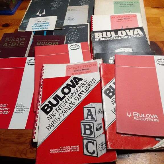 Assorted Bulova Watch Repair Books & Pamphlets