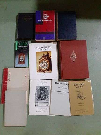Assortment of Books on Watches, Clocks & Time Keeping