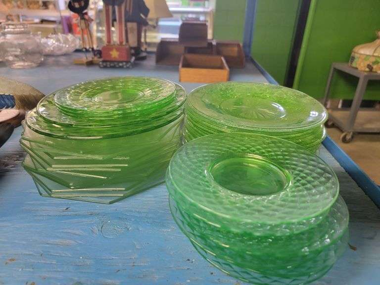 Assortment of Uranium Plates: