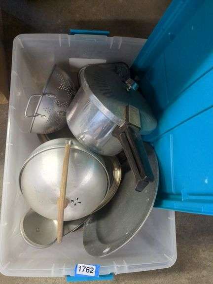 Metal Pots and Kitchen Ware