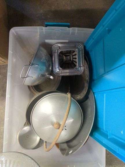 Metal Pots and Kitchen Ware
