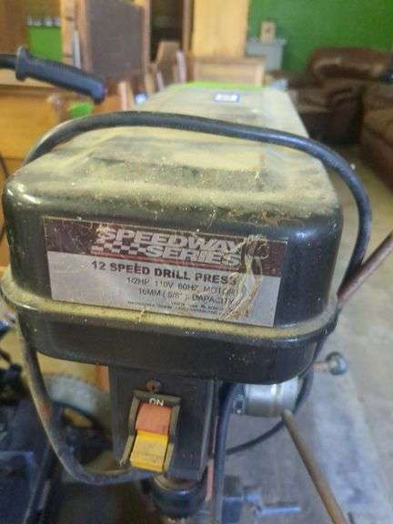 Speedway 12 Speed Drill Press w/1/2 HP Motor