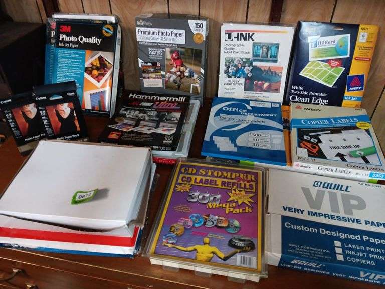 Large Assortment of Photo Paper (Various Sizes & Weights)