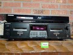 Samsung Blu-Ray Player & Sony Dual Cassette Deck