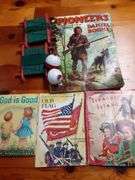 Collection of Vintage Kids Toys & Magazines