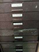 Vintage G & S Flexo Crystals Cabinet w/ Watch Crystals