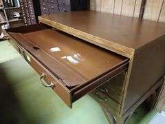 5 Drawer Steel Map Cabinet w/ Stand