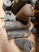 Assorted Steel & Lead Clock Weights