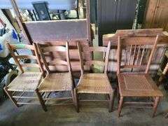 (4) Assorted Wooden Chairs