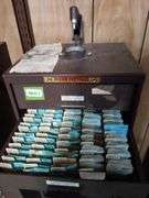 Vintage G & S Flexo Crystals Cabinet w/ Watch Crystals