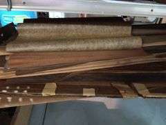 Large Assortment of Rolls and Sheets of Wood Veneer