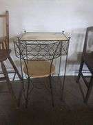 Metal Desk and Chair