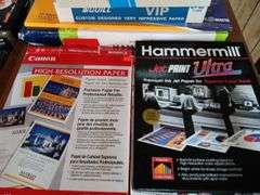 Large Assortment of Photo Paper (Various Sizes & Weights)
