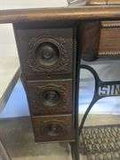 Singer Sewing Machine and Table