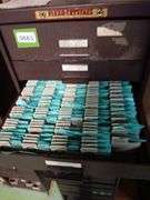 Vintage G & S Flexo Crystals Cabinet w/ Watch Crystals